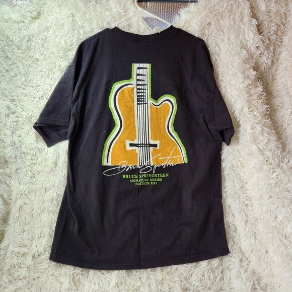 Vintage Hard Rock Cafe Bruce Springsteen Edition XXI T-Shirt XL Black - Picture 2 of 5